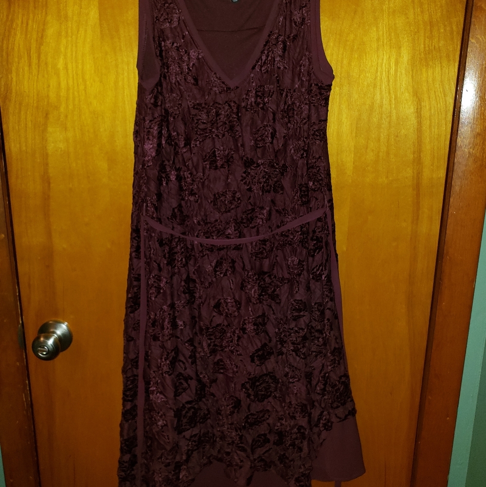 Simply vera crushed velvet dress